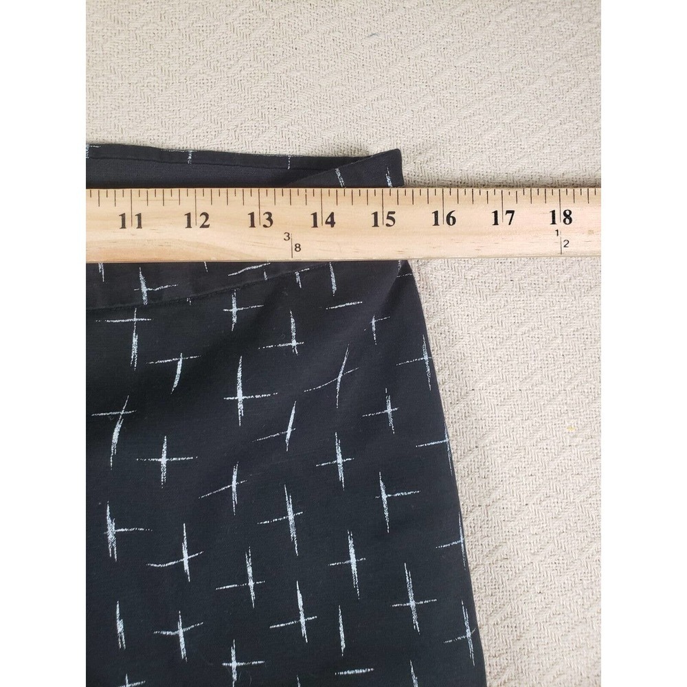 J. Jill Pants Womens 8 Black Canvas Mid Rise Straight Leg Chino Casual Outdoor - Picture 4 of 9